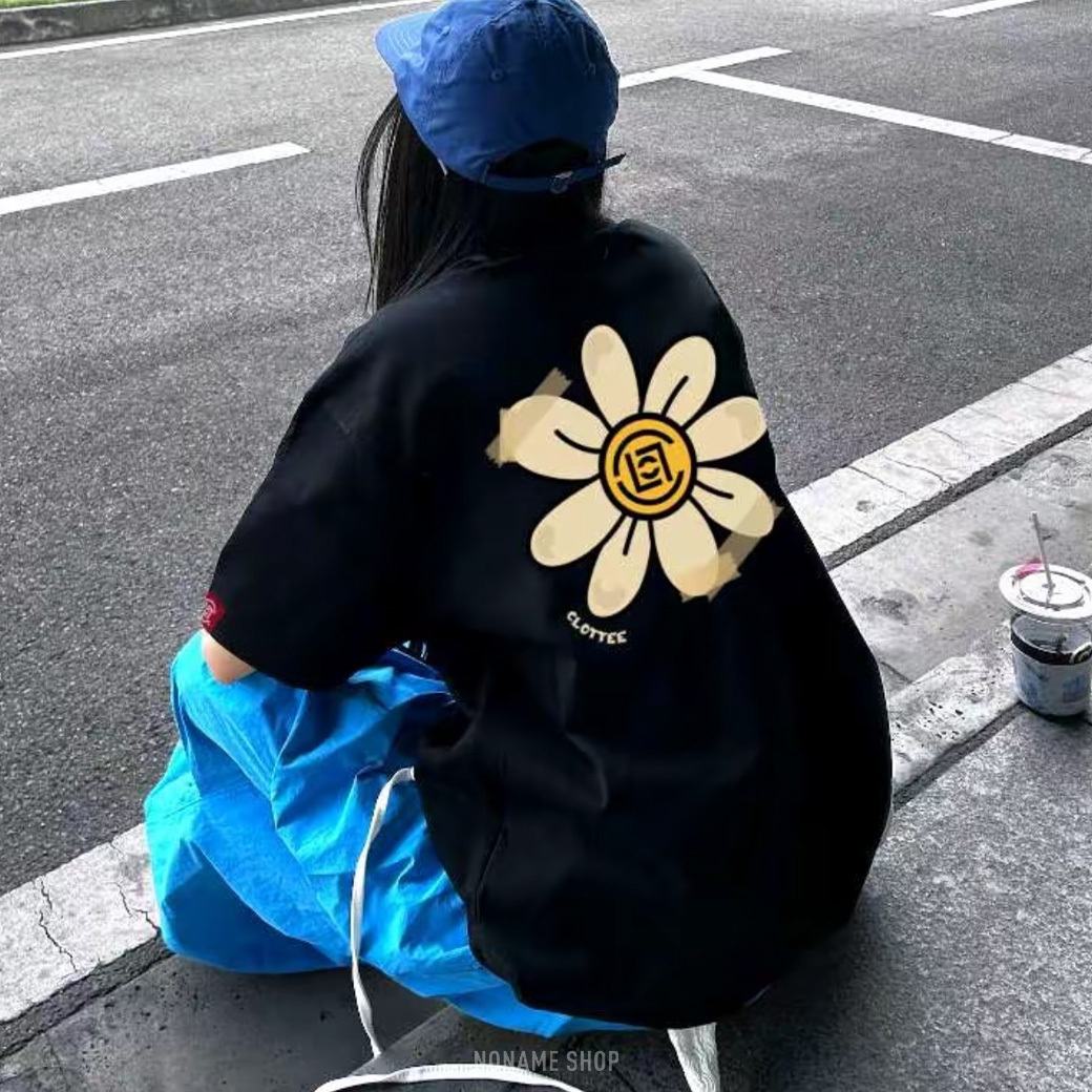 CLOT X CLOTTEE 美式 復古 雛菊 字母 LOGO 寬鬆 落肩 短袖 四色 (男款)