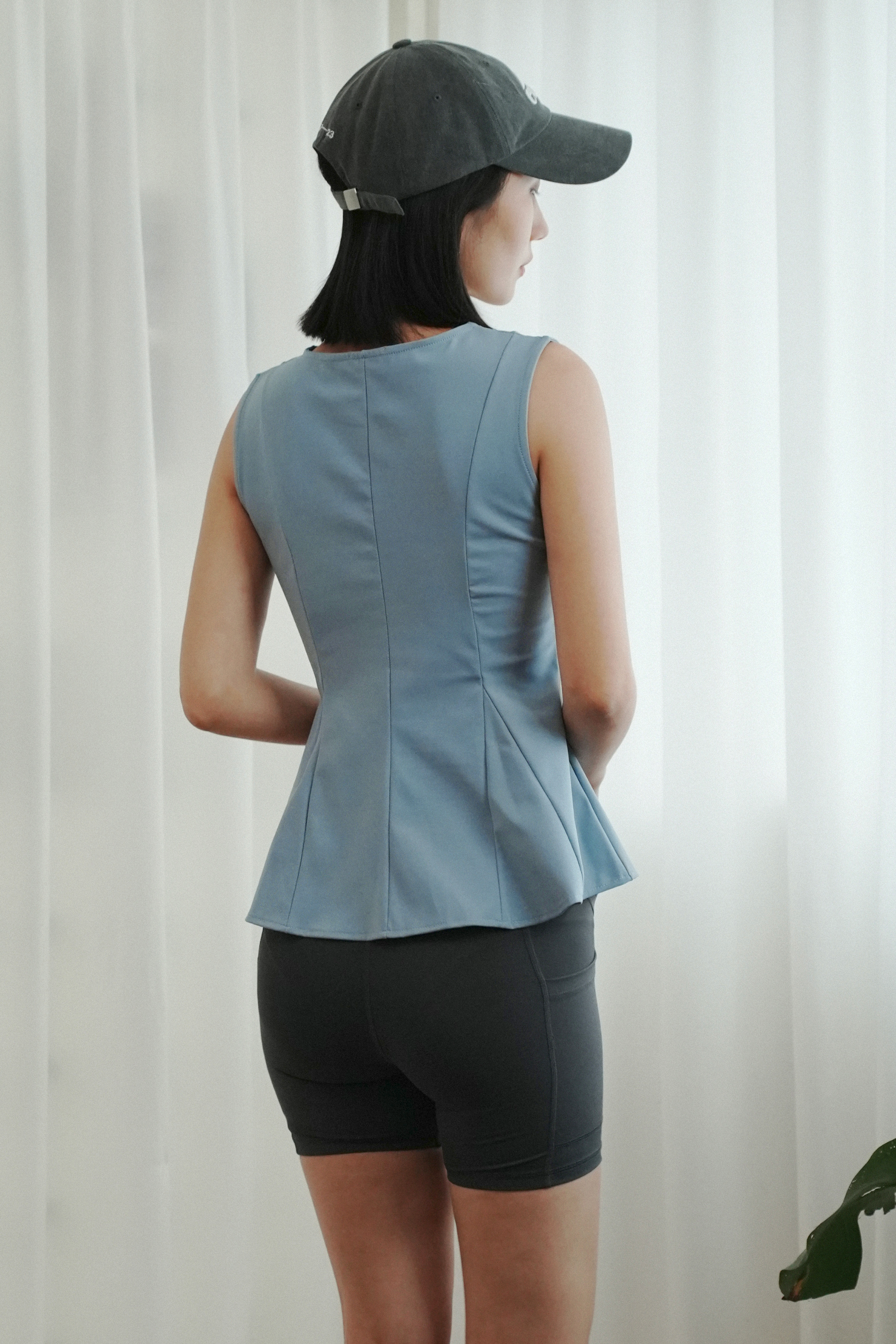 Souple Forme_Slim V-Neck Wave Top