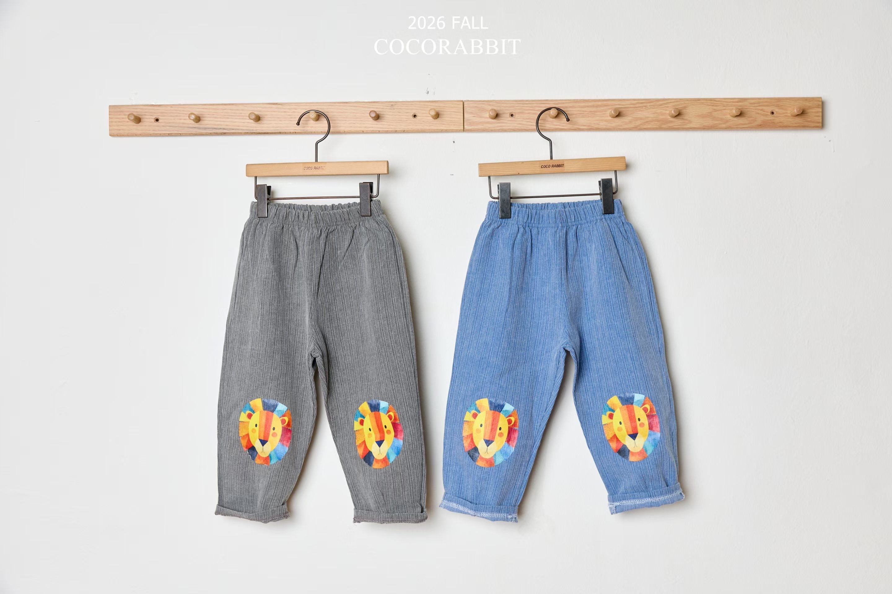 COCO RABBIT Lion Denim Pants