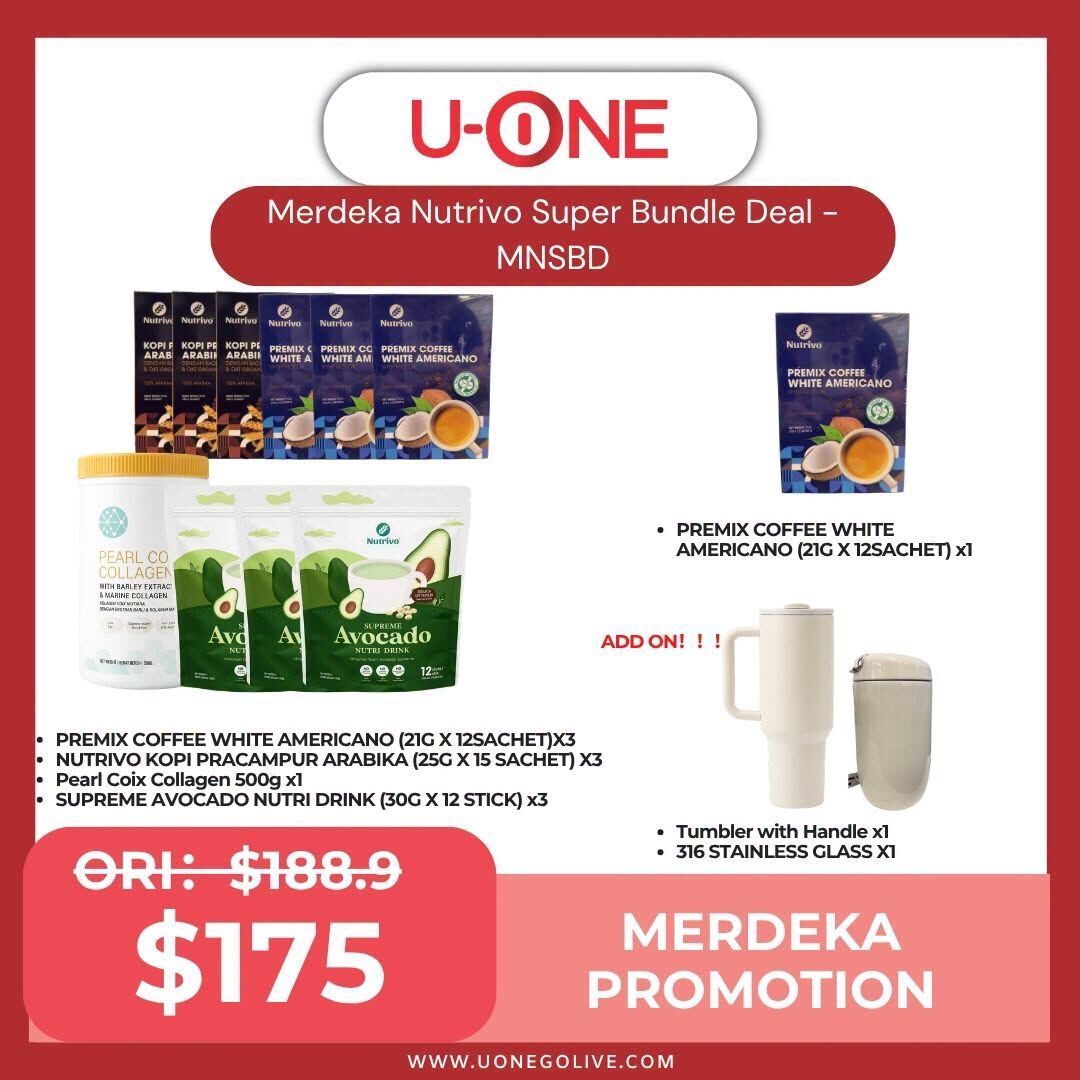 Merdeka Nutrivo Super Bundle Deal - MNSBD