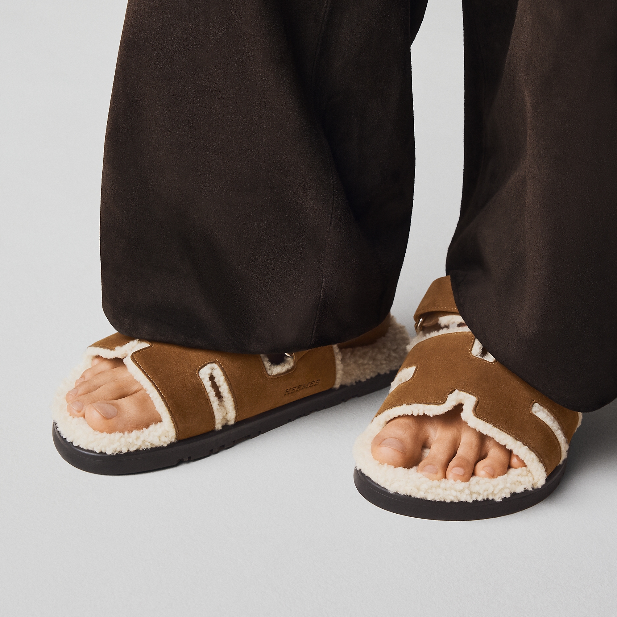 Chypre sandal Brun Fumé / Écru (MEN)