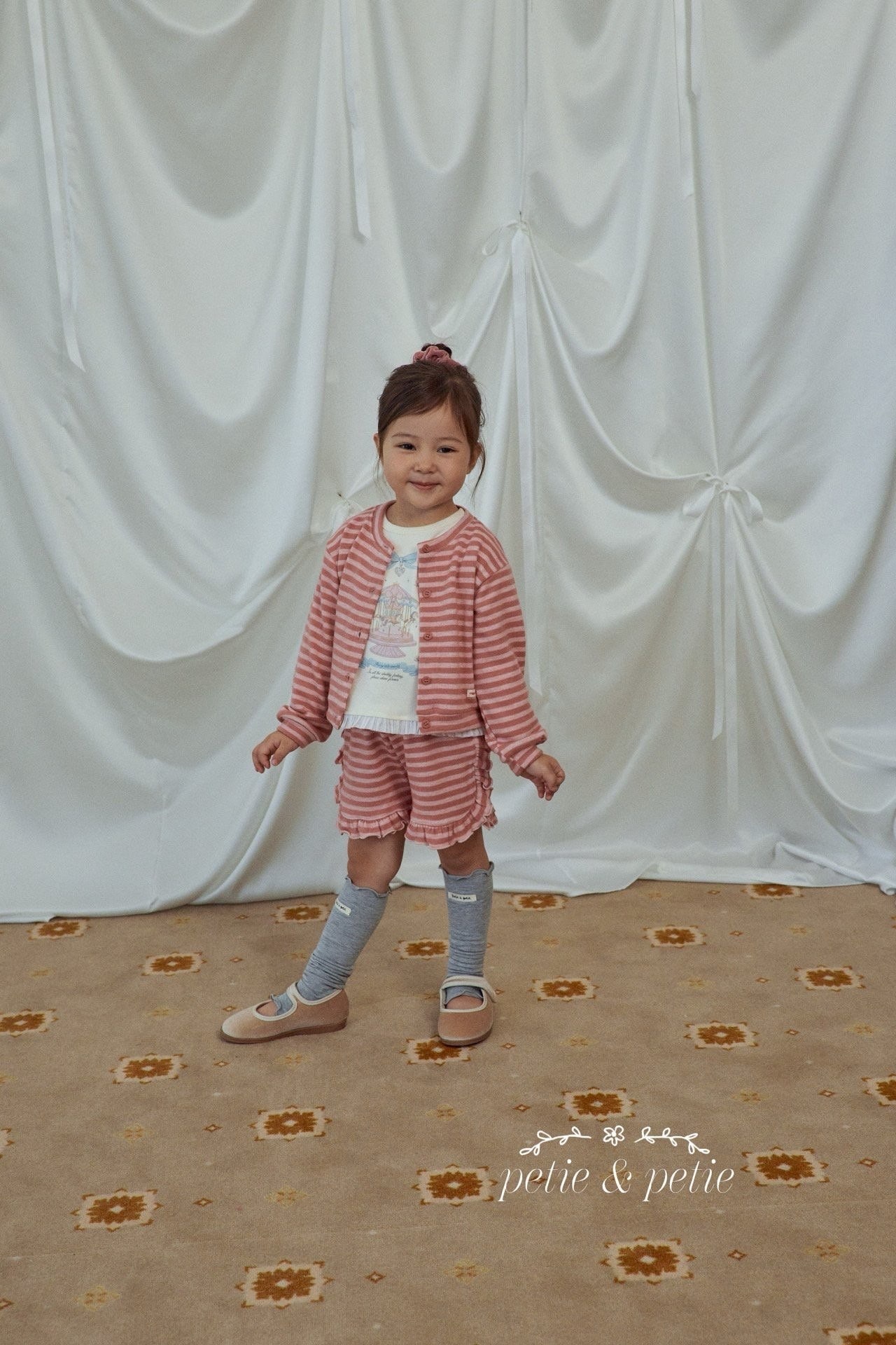 PETIT & PETIT Striped Cozy Lounge Set