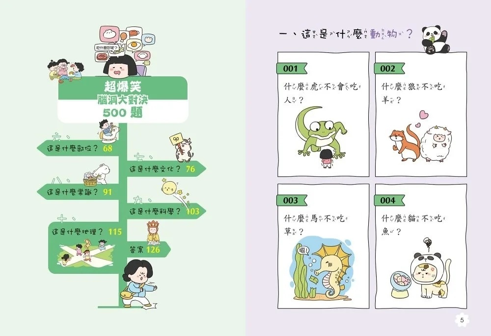 天才小學堂：超爆笑腦洞大對決500題