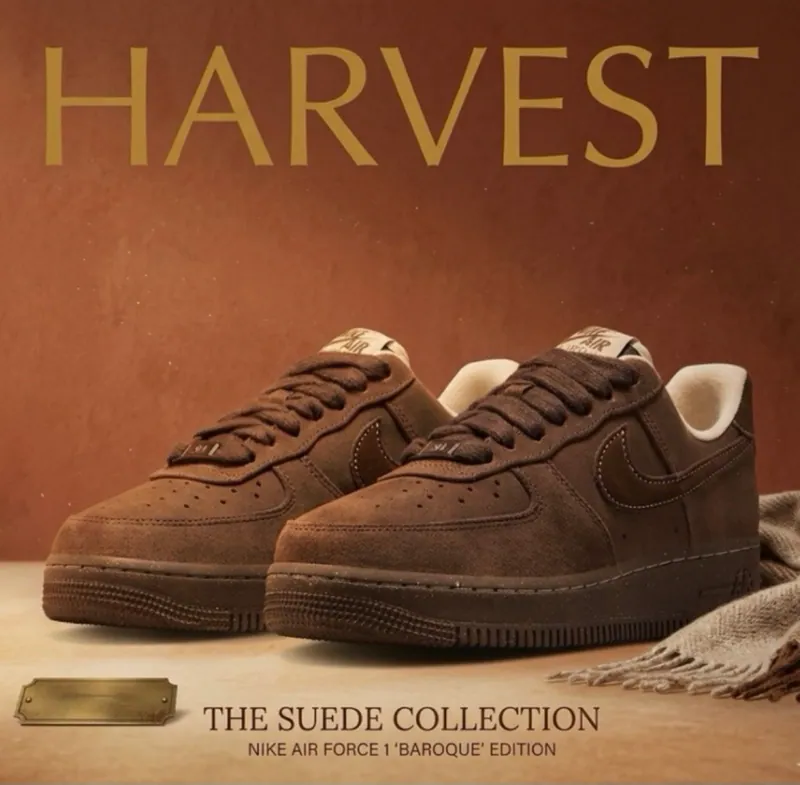Nike Air Force 1 Cacao Wow!美拉德風還沒退燒!7大設計亮點,棕色球鞋控必看!