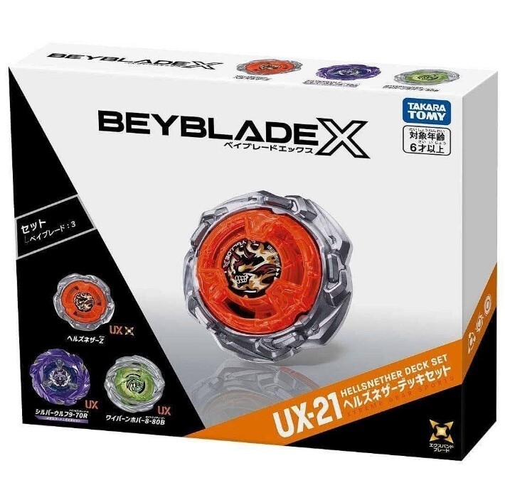 【TAKARA TOMY】BEYBLADE X 戰鬥陀螺 UX-21 惡魔幽冥 改造組  R軸 正版現貨 台灣代理版 可掃QR strc