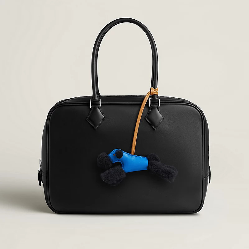 HERMES Budy charm Noir / Bleu Hydra / Sésame