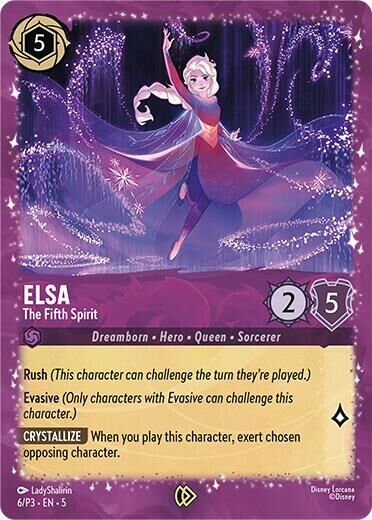 Disney Lorcana Promo - 6/P3 Elsa - The Fifth Spirit (Gift Box Promo)
