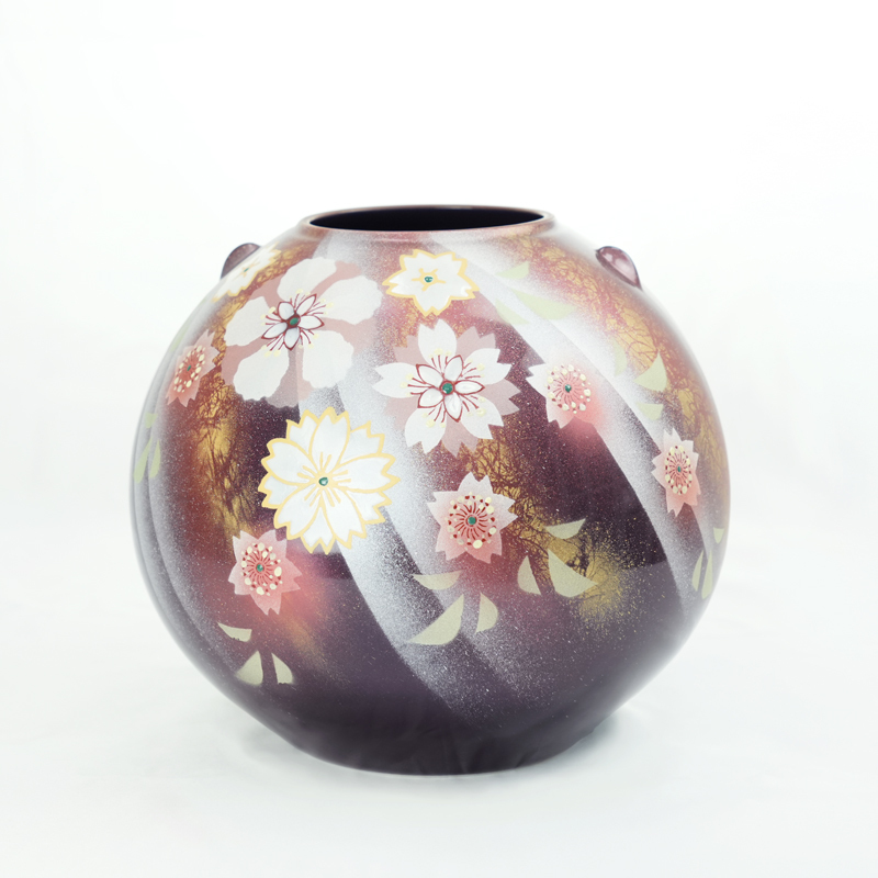 九谷燒 陽光花之舞 7號花瓶