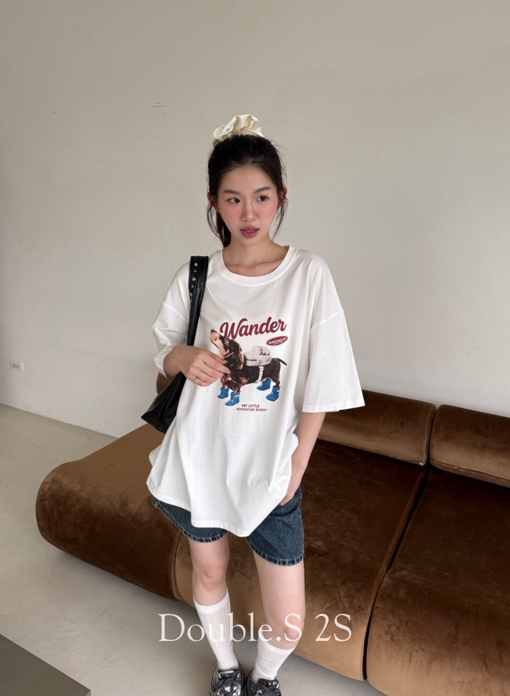 雨鞋臘腸狗大tee*2色