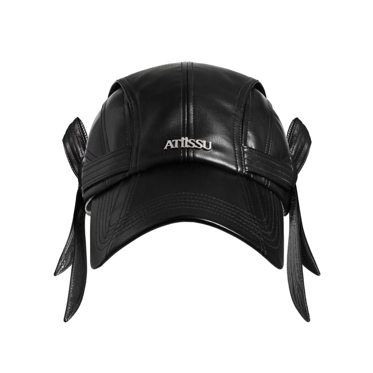 [預購] Atiissu FLX Cap BK 黑色皮革綁帶棒球帽