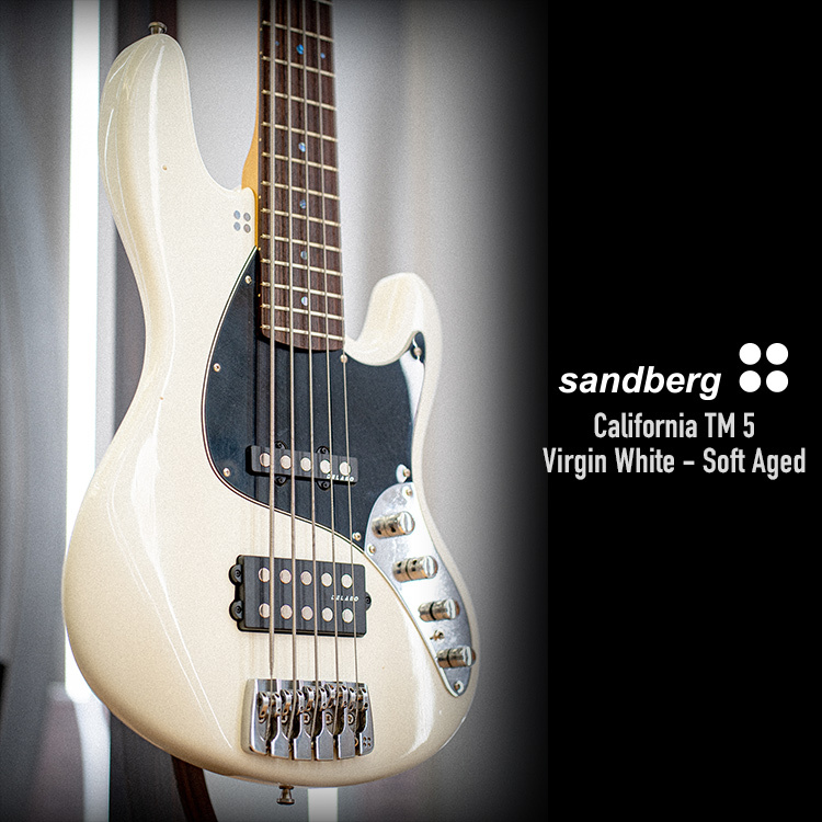 Sandberg California TM - Virgin White 五弦 電貝斯