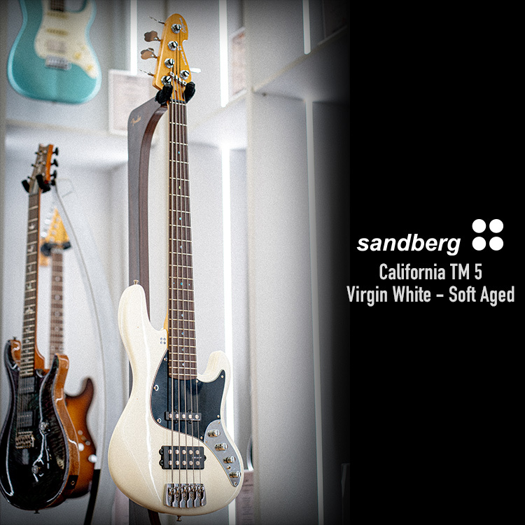 Sandberg California TM - Virgin White 五弦 電貝斯