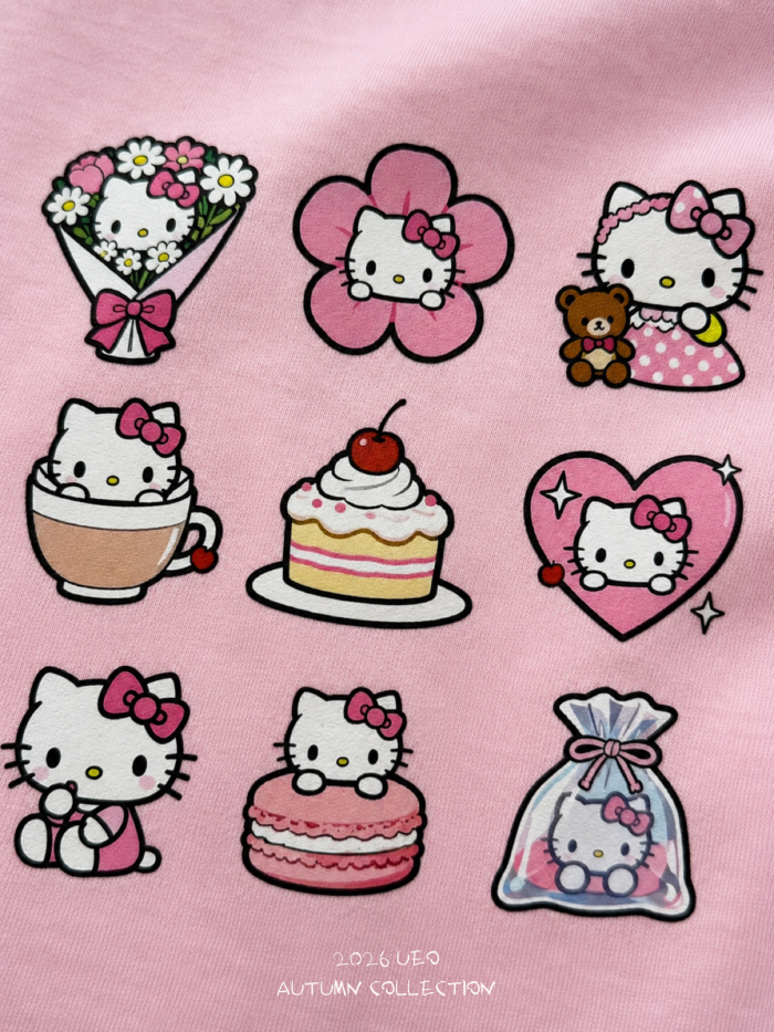 90-130 Ueo 甜點KITTY上衣 2色