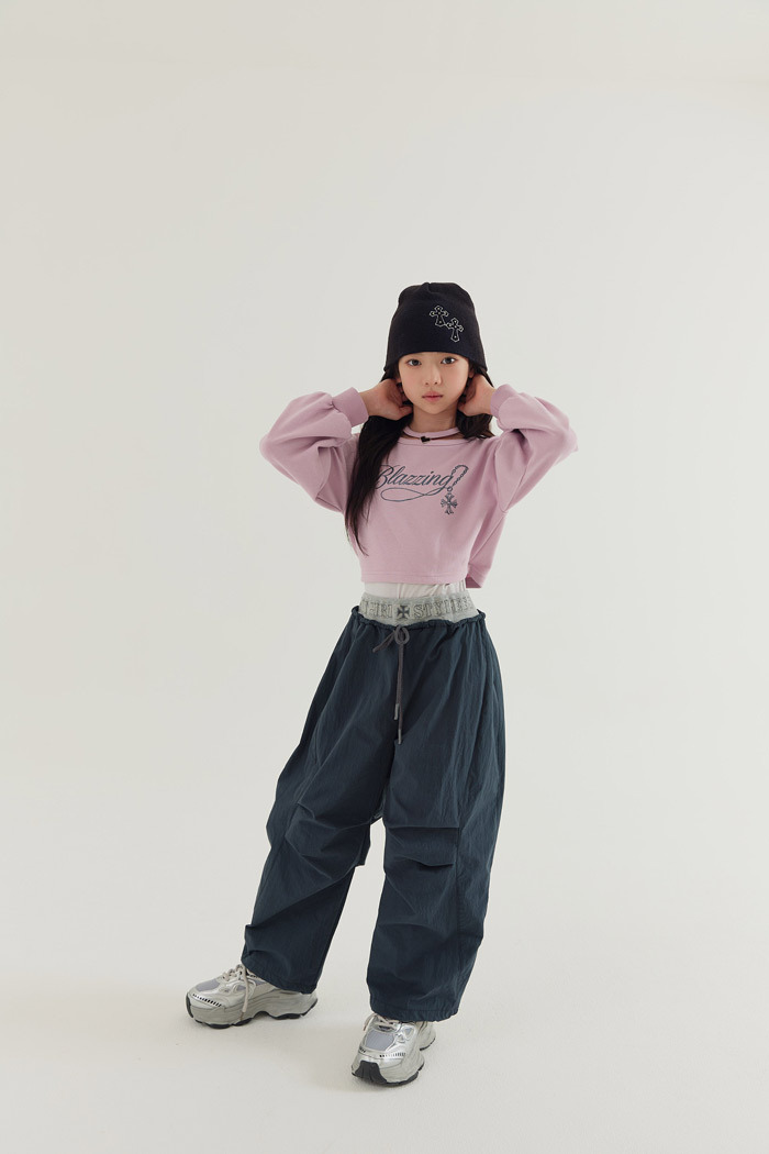 正韓秋Lilas 兩色雙色運動褲