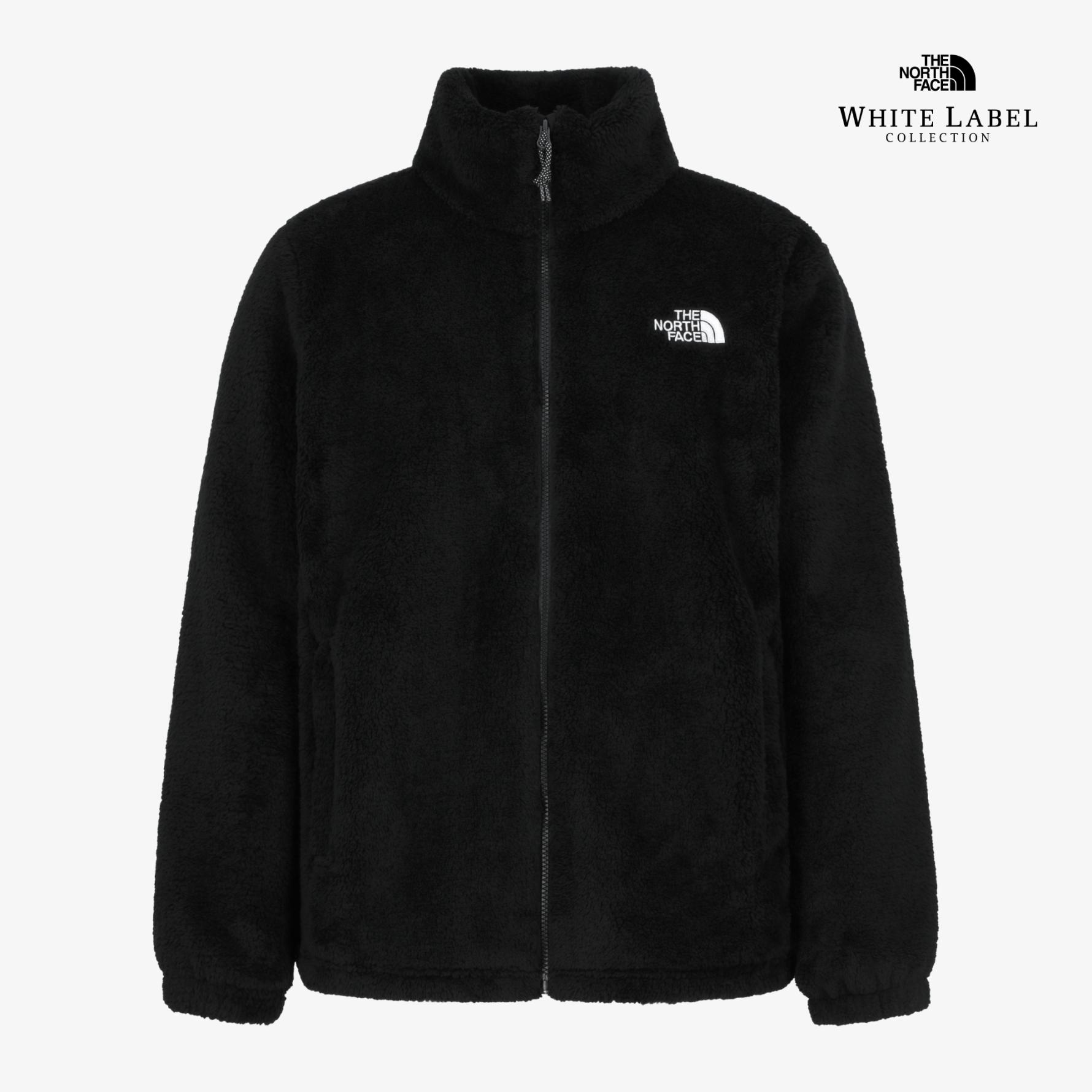 【代購/韓國限定】 TNF White Label Alpha 羊羔絨抓絨外套 NJ4FS54J 黑色 白標