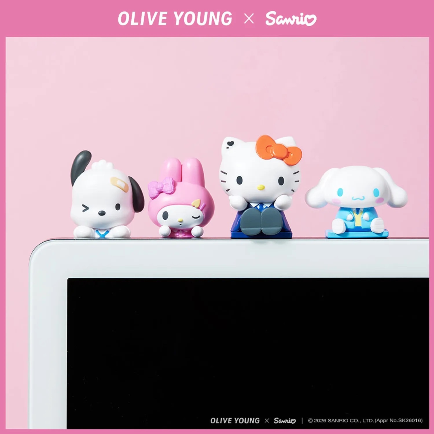 《Olive young連線》Fillimilli attachable mini figure [1 of 7 types random]