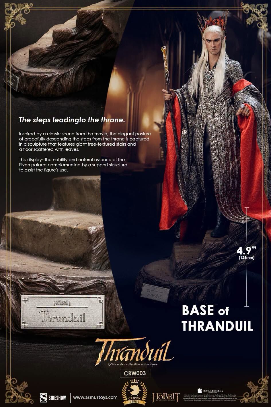 (預訂) ASMUS TOYS CRW003 1/6 THE HOBBIT SERIES: THRANDUIL