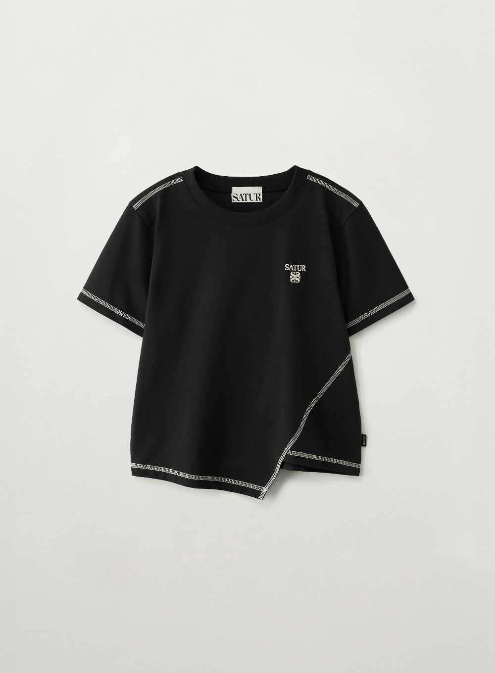 【預購】KRD082903 SATUR Dublin 女裝不規則短袖上衣