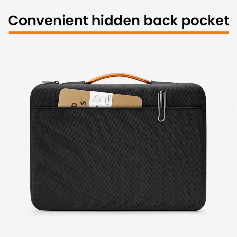 Convenient hidden back pocket