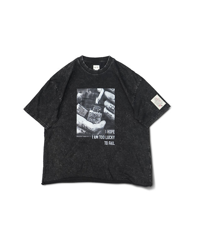 Club Stubborn x OldSoilism The Lucky Photoprint Tee - Washed Black coming soon