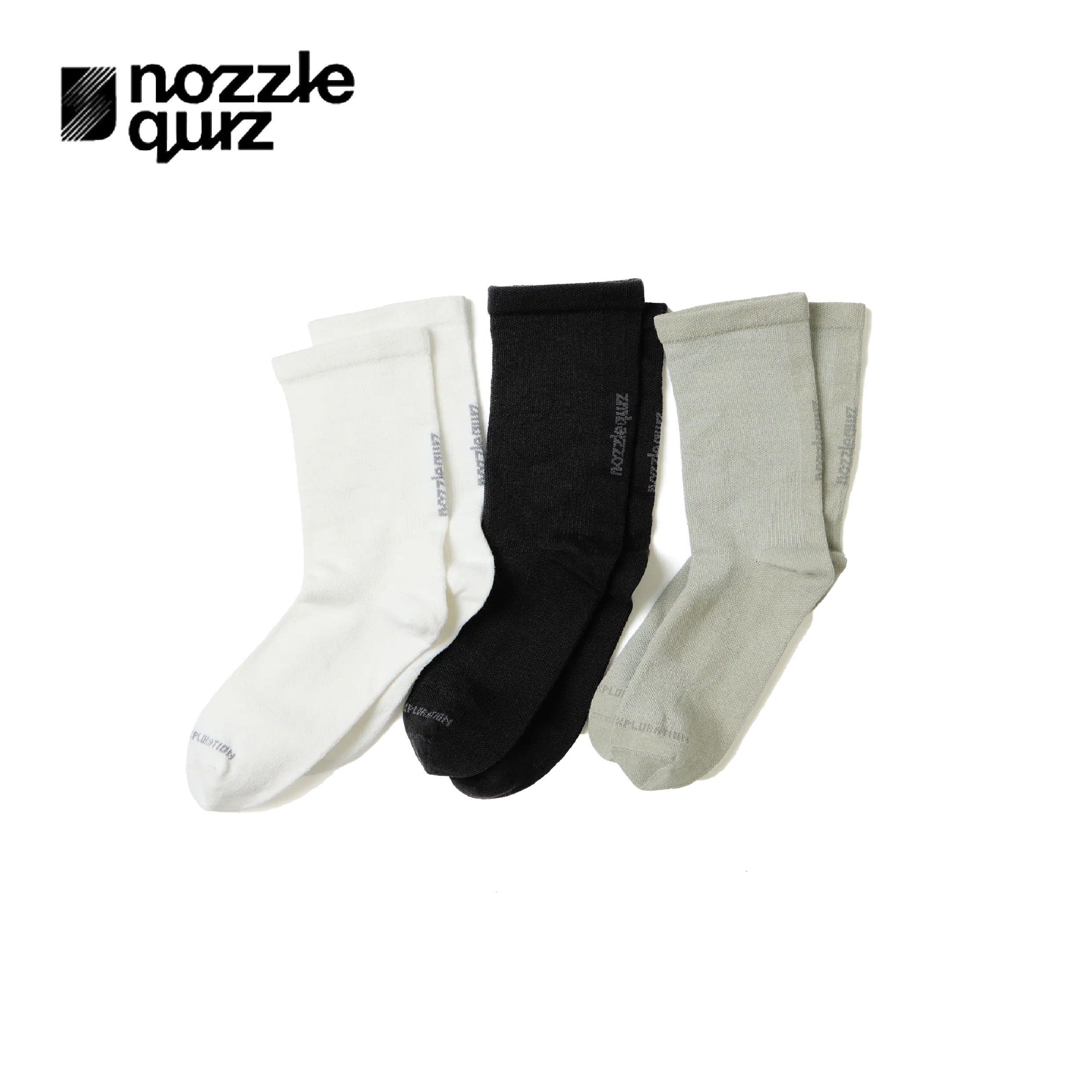 nozzle quiz 後研設計 / Essential Tactel® 中高筒休閒襪