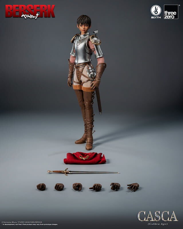 預購27/Q1 Threezero 代理版 可動 1/6 烙印勇士 黃金時代篇 喀絲卡 27.5cm