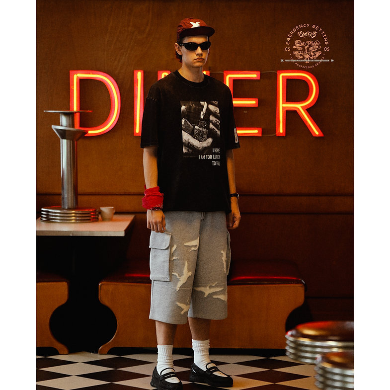 Club Stubborn x OldSoilism M47 Cropped Sweat Pants - Laser Crane Grey coming soon