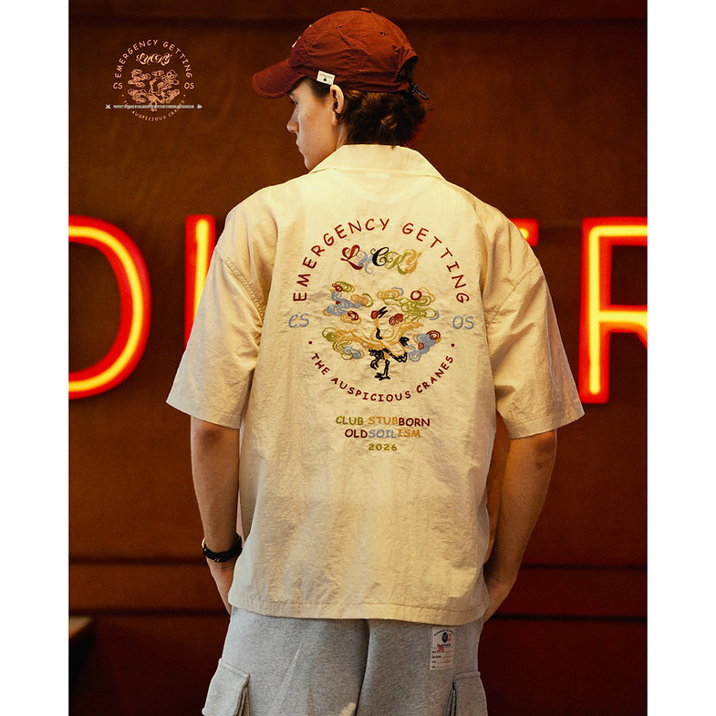 Club Stubborn x OldSoilism Souvenir Shirt - Sand Cranes coming soon
