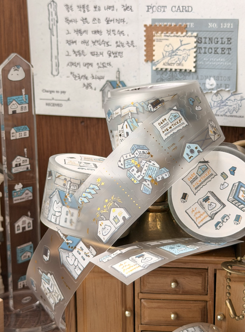 Mewmewbeam |Kiss cut Roll sticker - 냥빔의 집