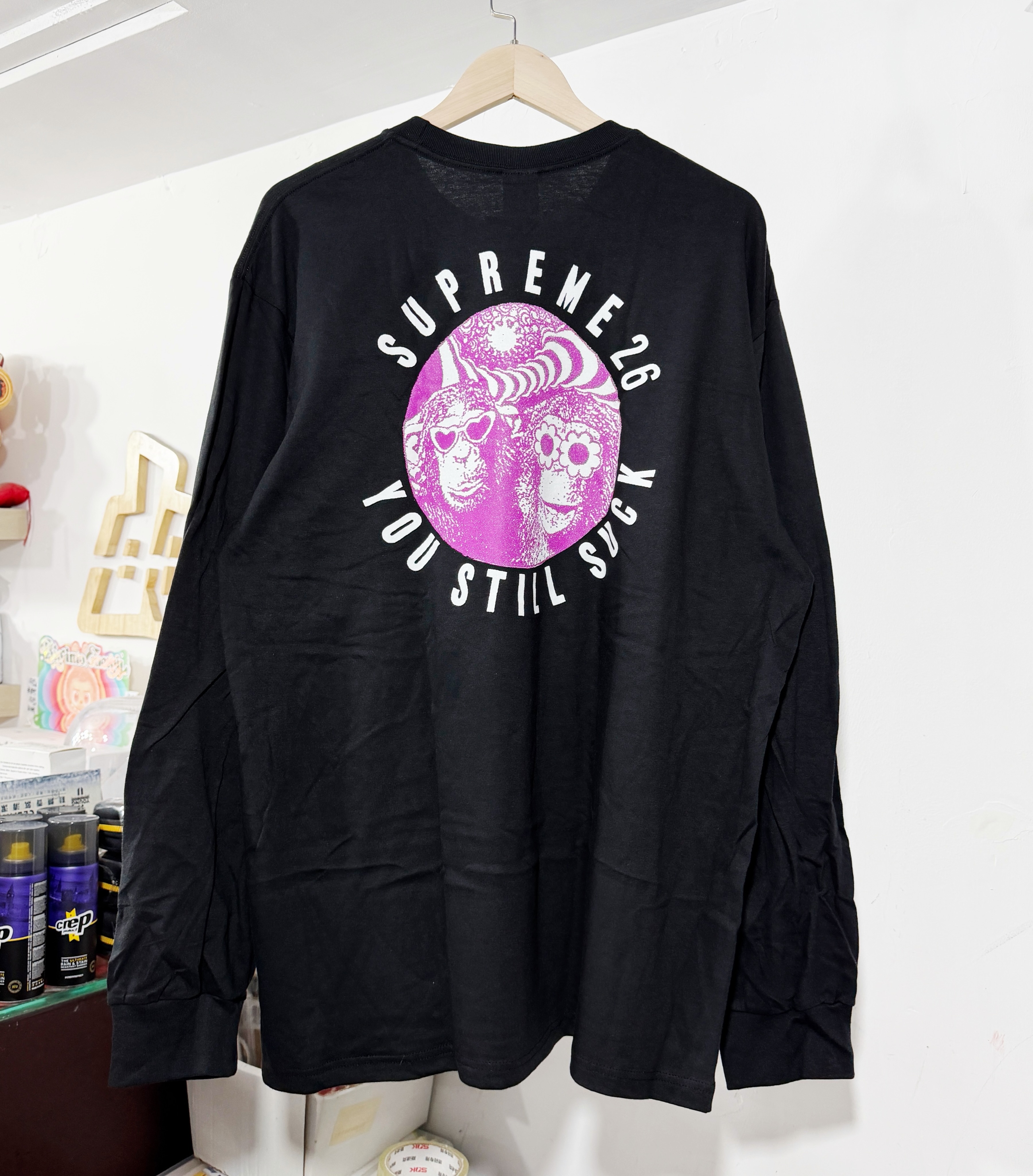 Supreme FW26 You Still Suck L/S Tee Black