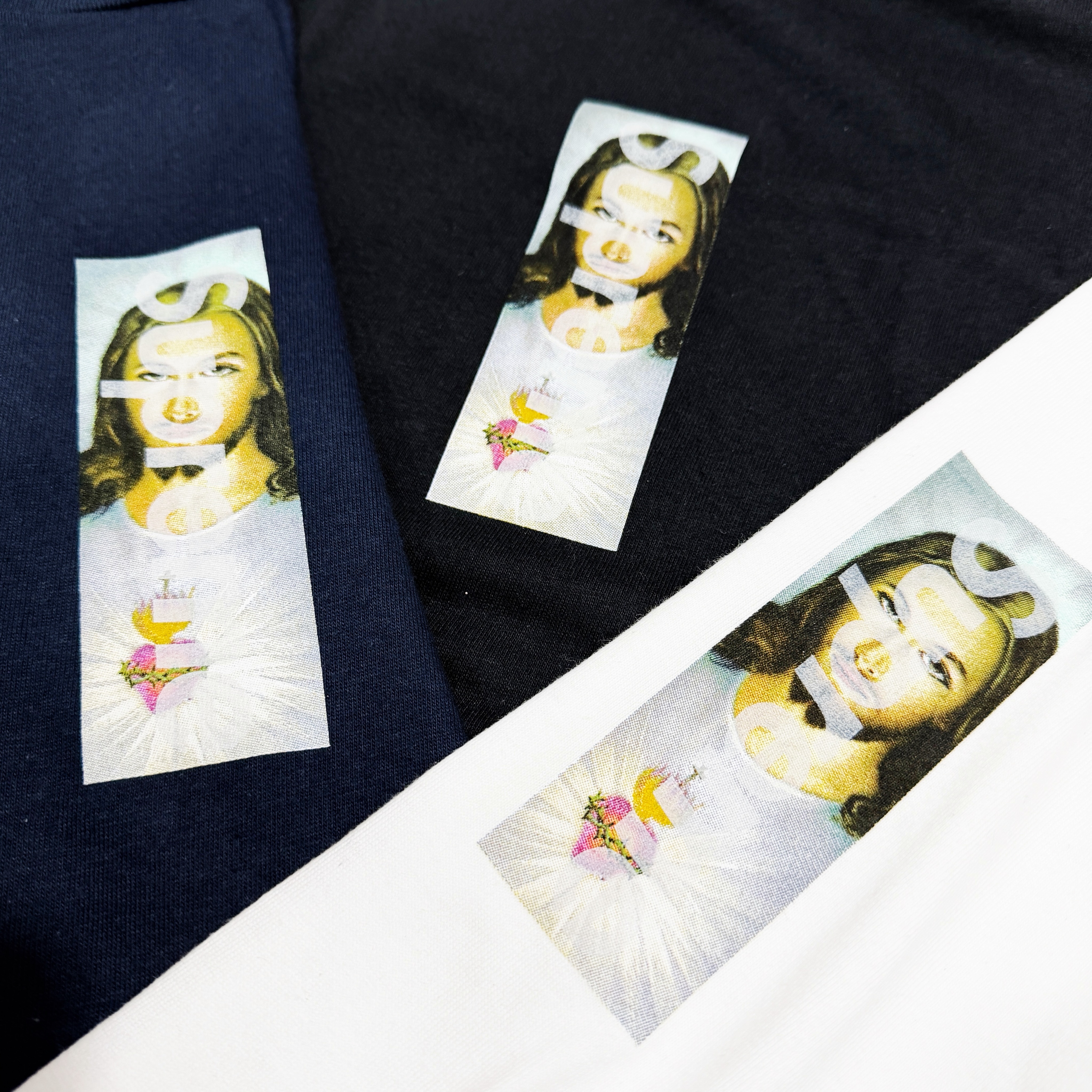 Supreme Prayer Card Box Logo Tee White