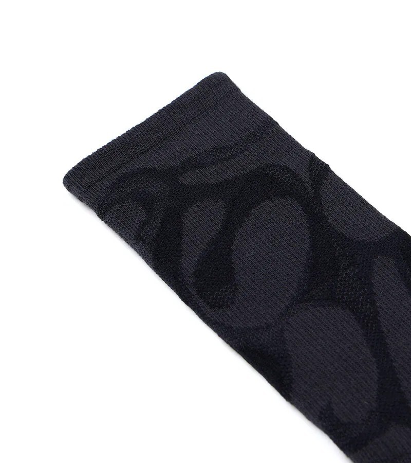 【Focus Store】現貨 Nozzle quiz® Misty "Fog Smoke " 霧黑 中筒休閒襪 EM-MTSX03SK