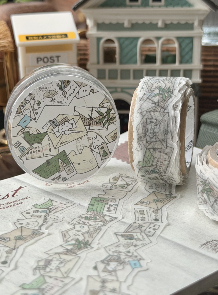 Mewmewbeam | Die-cut masking tape - The Little letter House
