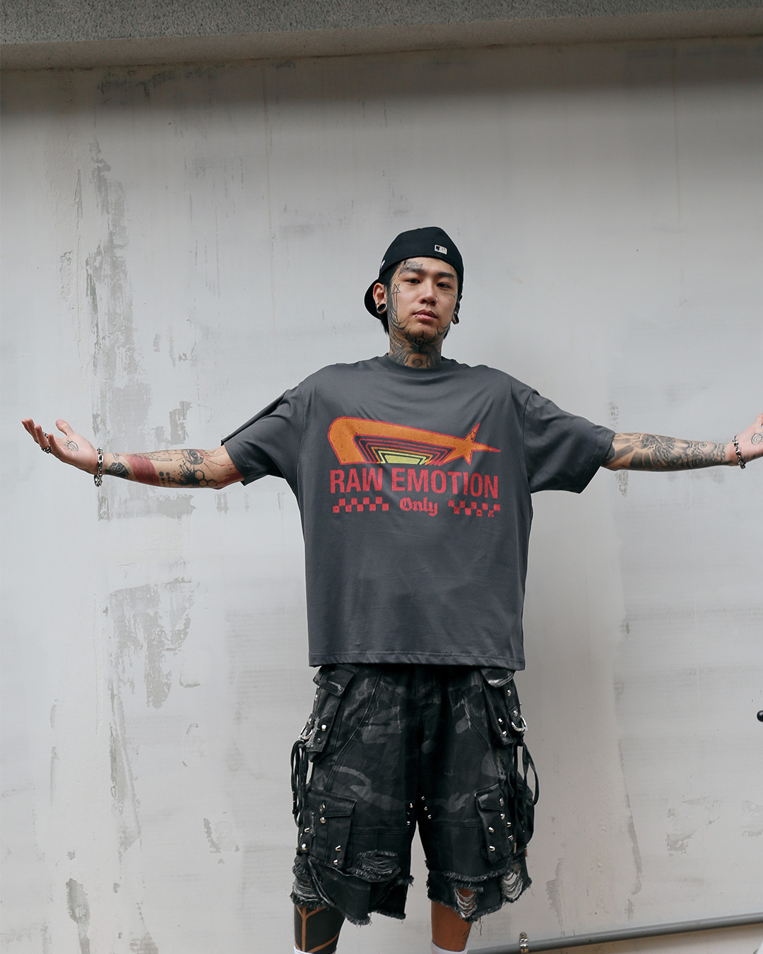 MTA｜RAW Boxy T-Shirt (Dark Gray)