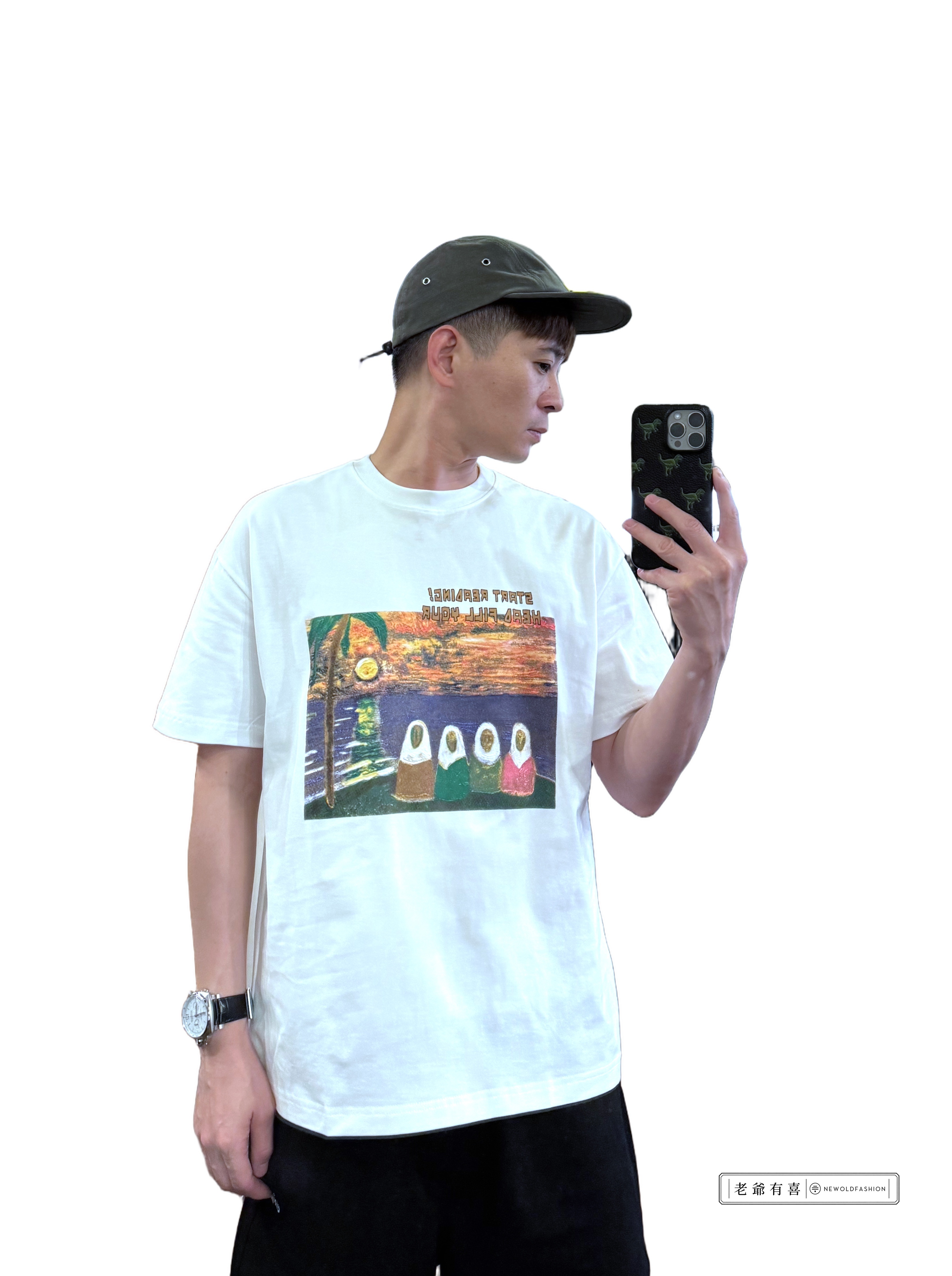 『新品上市』重磅START落日海邊短T(NOF2404N8039)-白