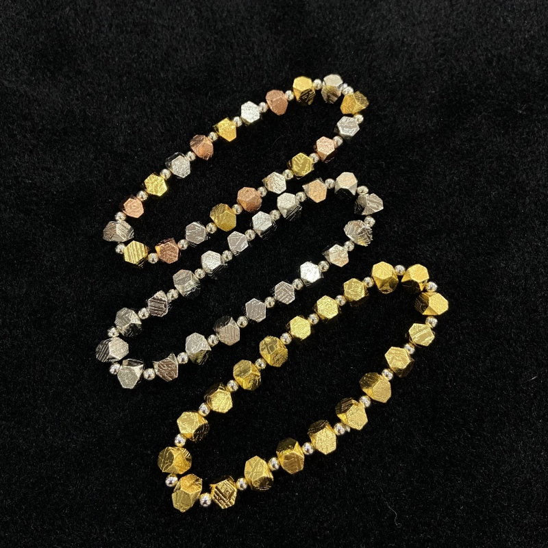 BRA-JJG0829-054 [SC7786]【BCL】天鐵八角手串 約6mm(連盒連證書) (A54/B54) 送 [SC0077]【DL】舒俱來多寶手串 約8mm一條