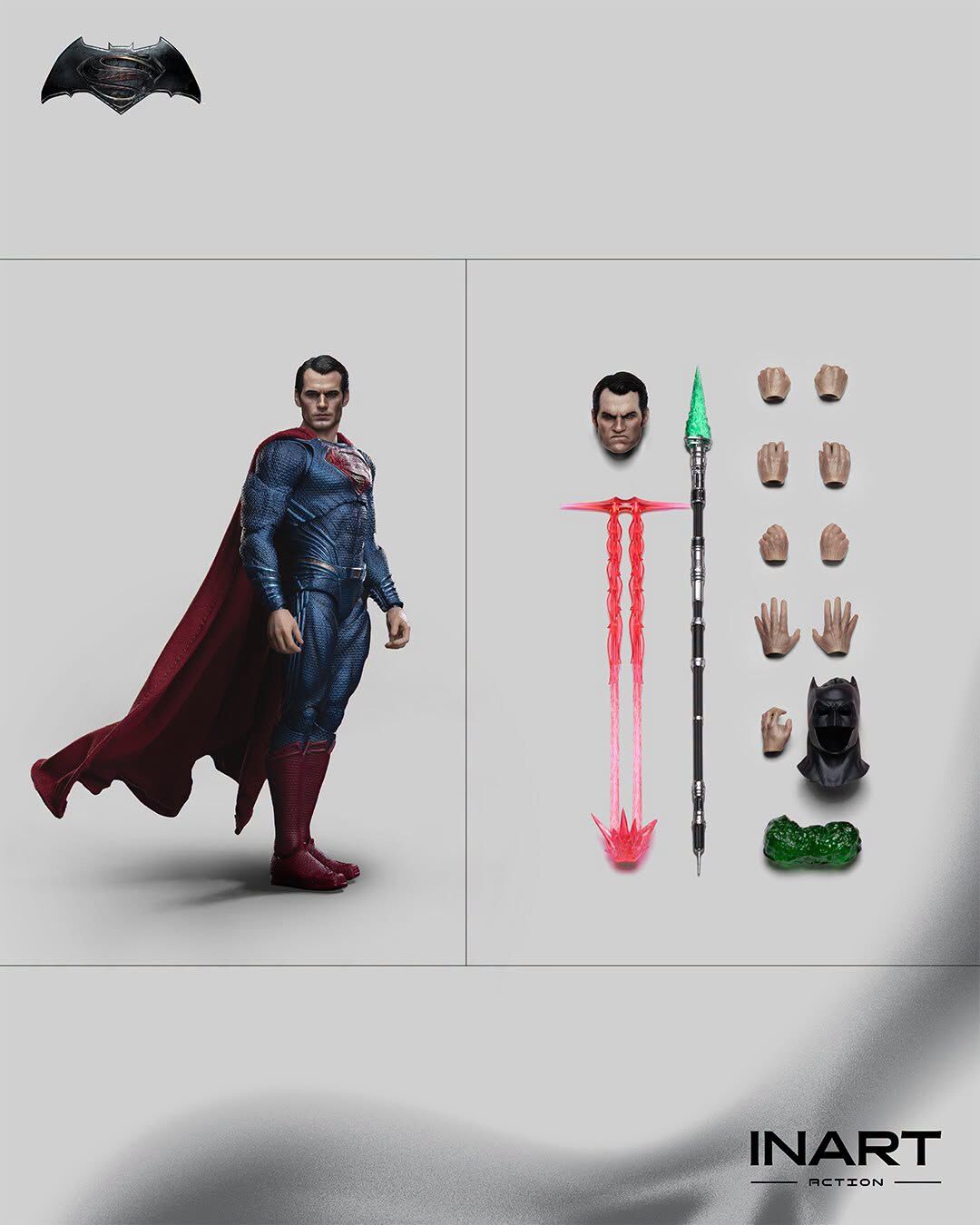 (Pre-Order)INART Action - Batman v Superman: Dawn of Justice - Superman Action Figure