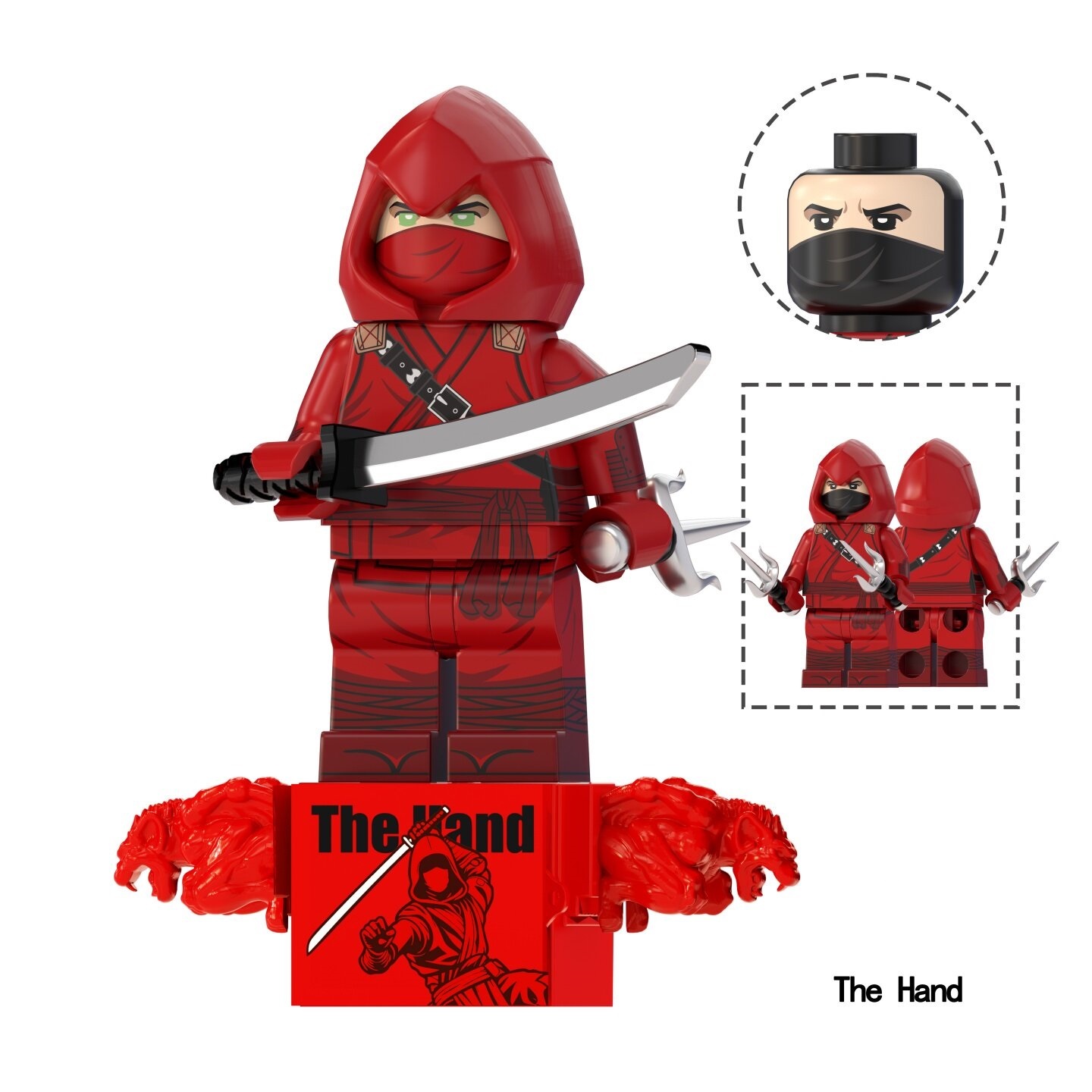 Spiderman The Hand Marvel Custom Minifigures Fit Lego TV6238 TV1317