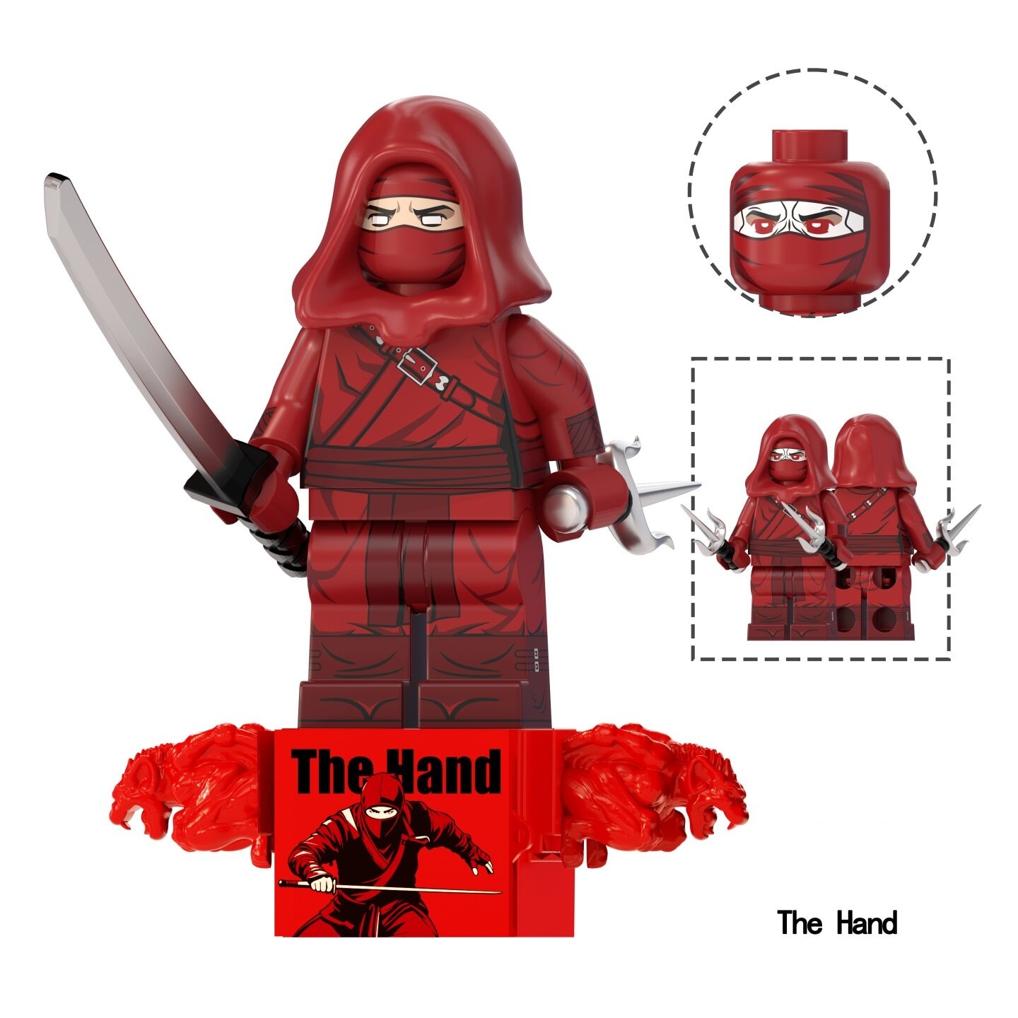 Spiderman The Hand Marvel Custom Minifigures Fit Lego TV6238 TV1319
