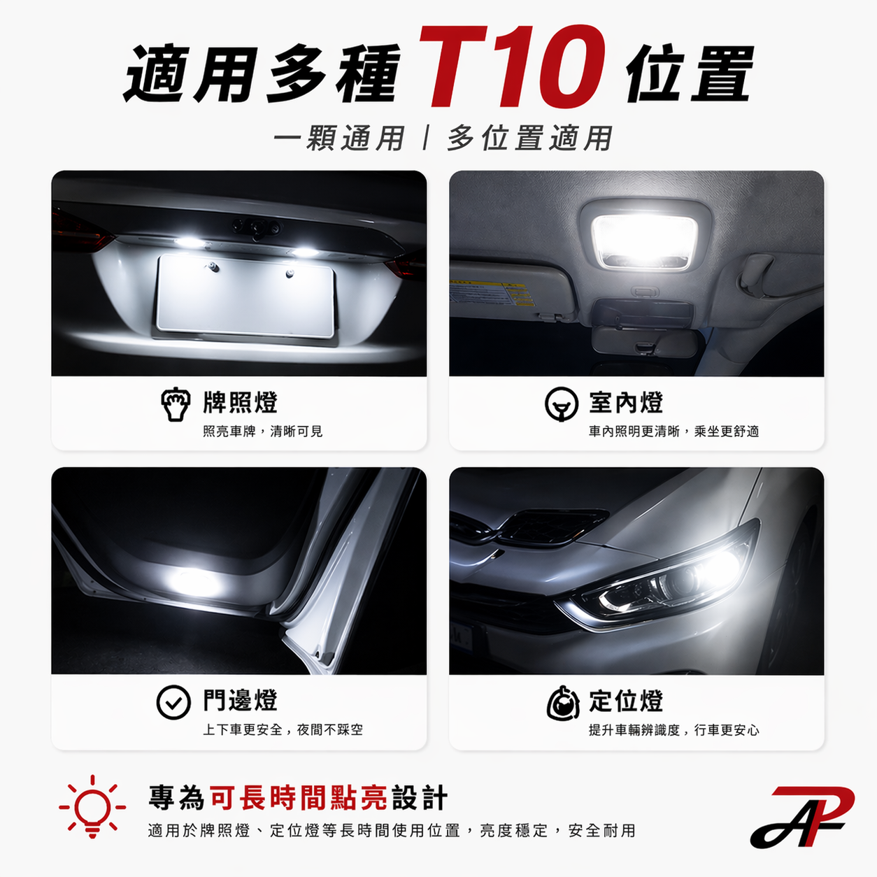 HX2 T10 LED燈泡 適用牌照燈 室內燈 門邊燈 定位燈