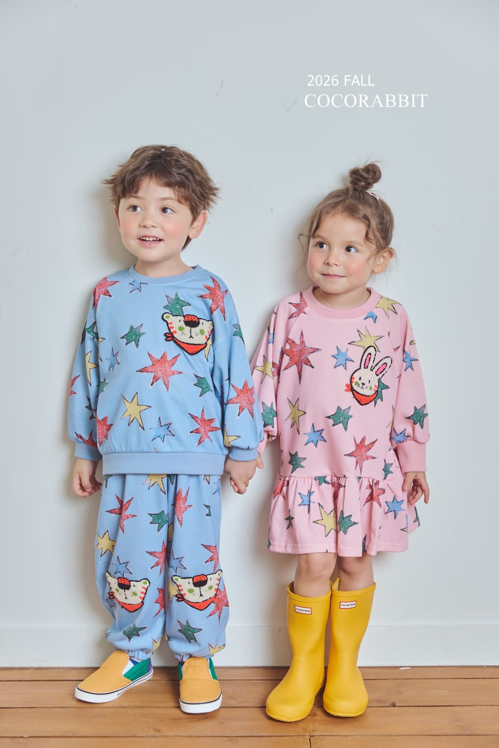 COCO RABBIT Star Sweatshirt｜One-piece