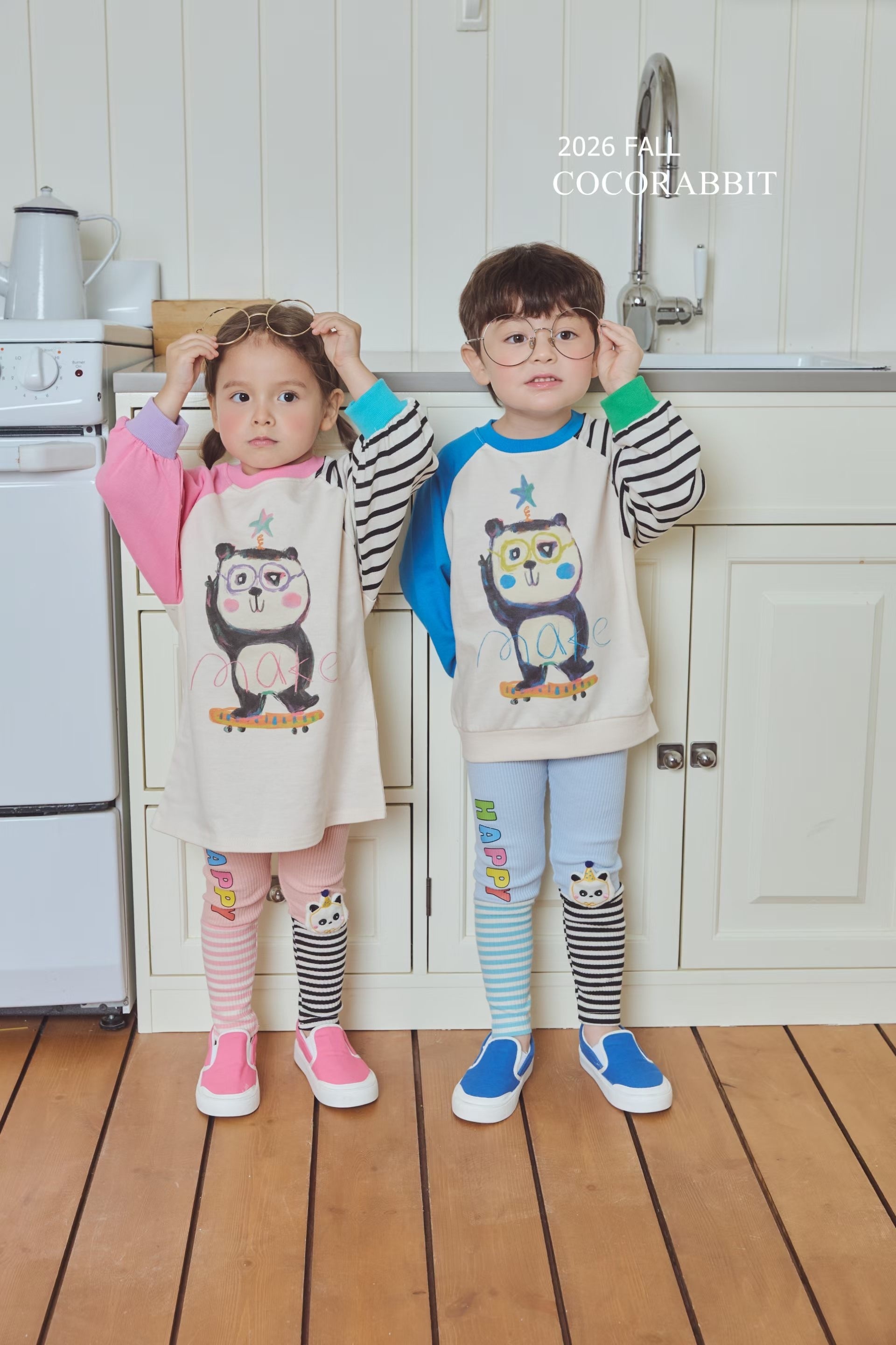COCO RABBIT Panda Sweatshirt｜One-piece