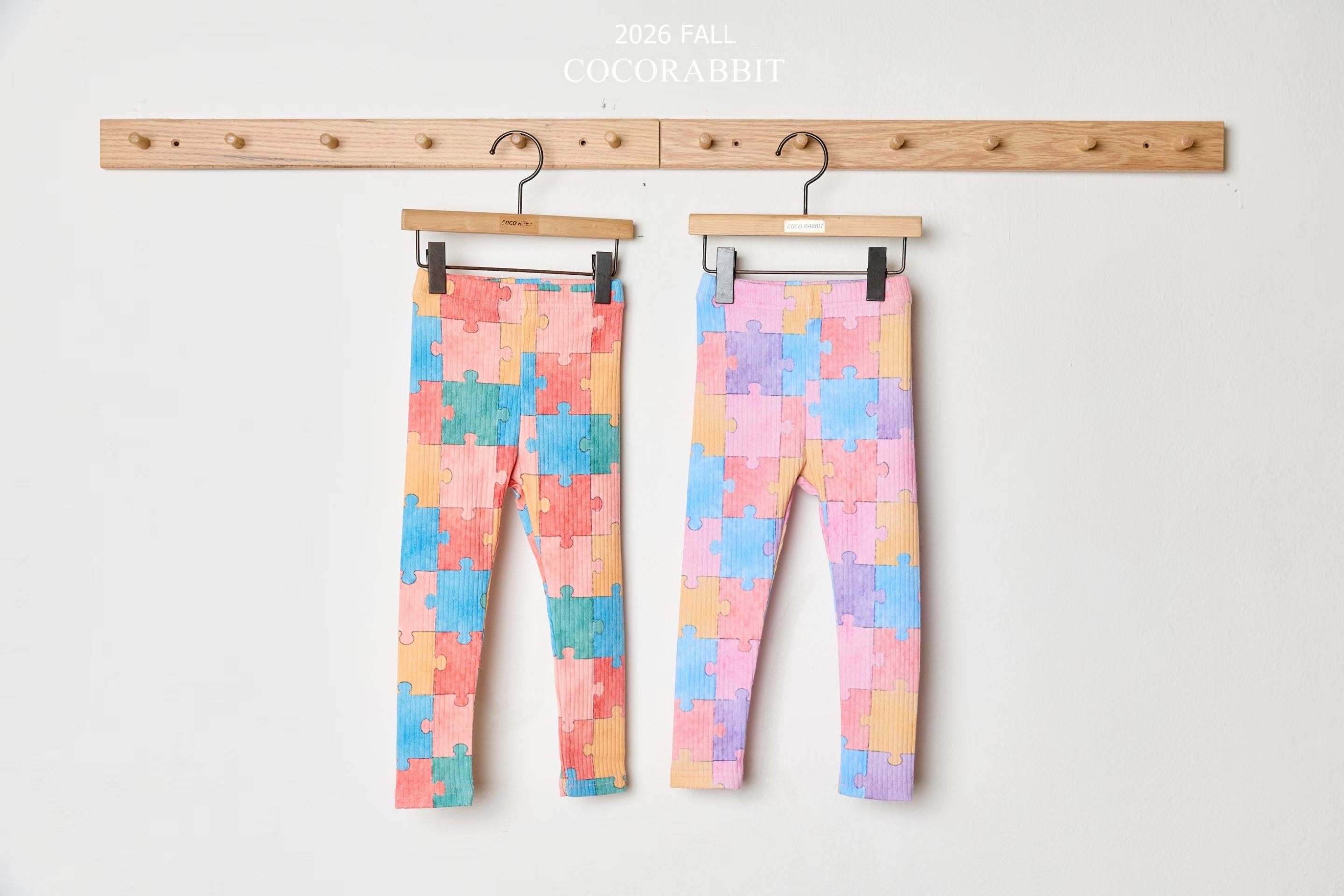 COCO RABBIT Puzzle Leggings