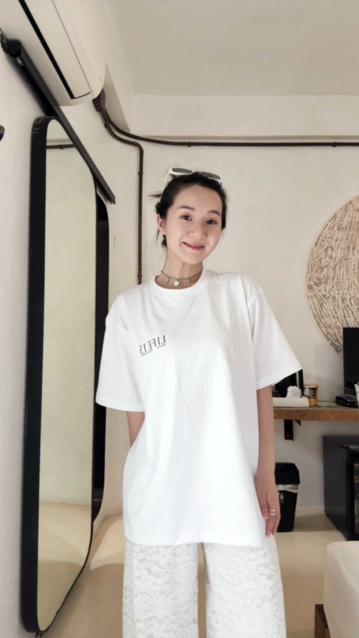 🇹🇭 Oversize Life is 💐• 清邁本土品牌純棉 T恤