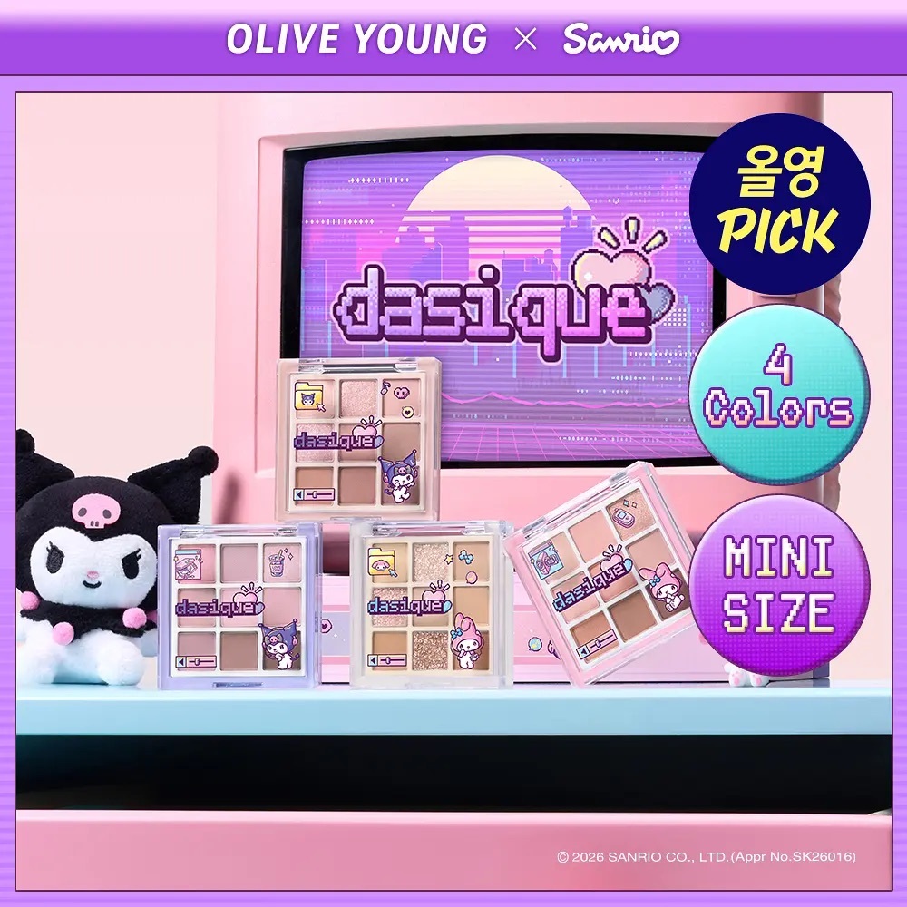 dasique x Sanrio - Mini Shadow Palette