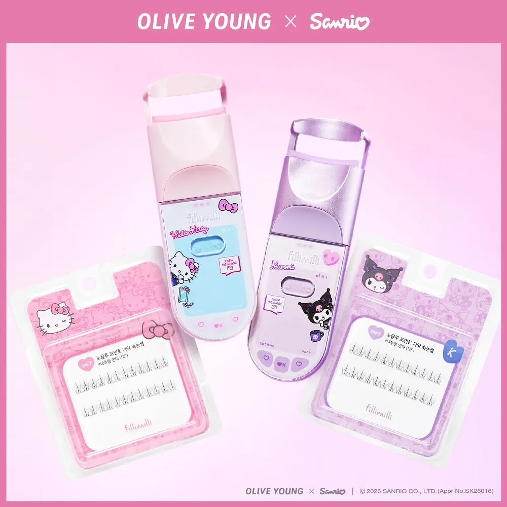 fillimilli x Sanrio - Easy Curling Heating Eyelash Curler (22R)