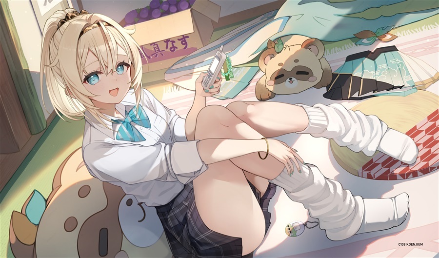 C108「同人代購」[Melonbooks代購」コーエンジウム - 風真いろは(平成ギャルver.)プレイマット