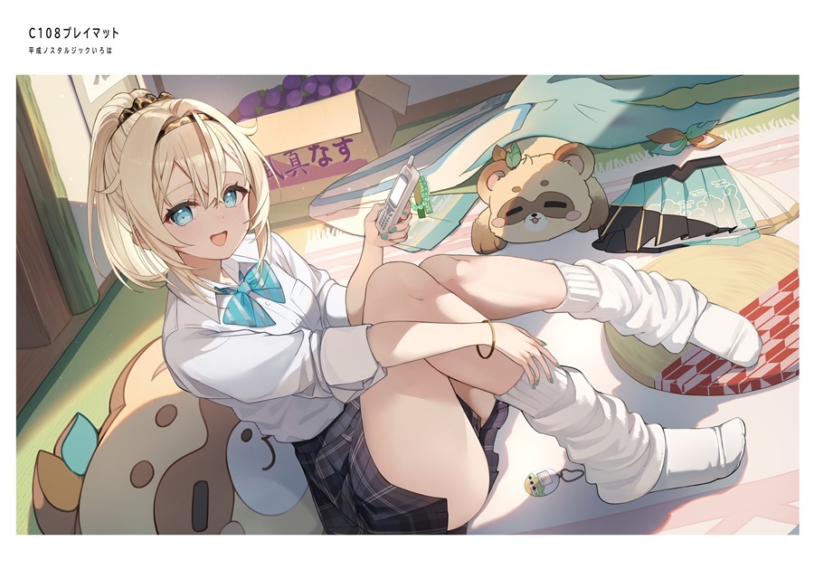 C108「同人代購」[Melonbooks代購」コーエンジウム - 風真いろは(平成ギャルver.)プレイマット