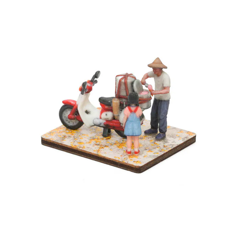Jean 7023804 HO Scale "Ba-Pu" Ice Cream Cart