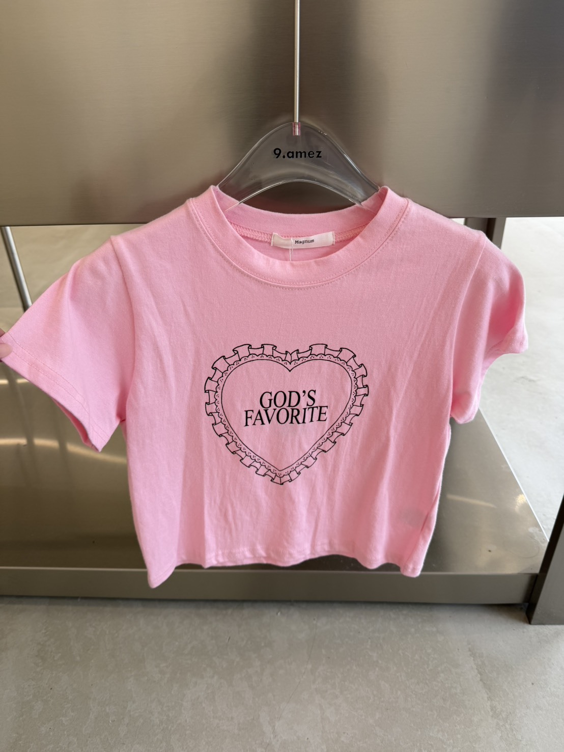 A67 愛心花邊tee